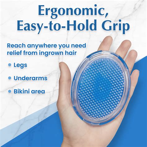 Exfoliating Brush To Treat And Prevent Razor Bumps And Ingrown Hairs