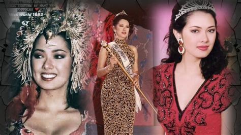 8 Filipina Beauty Queens Who Made It Into The Top 5 Of Miss World Youtube