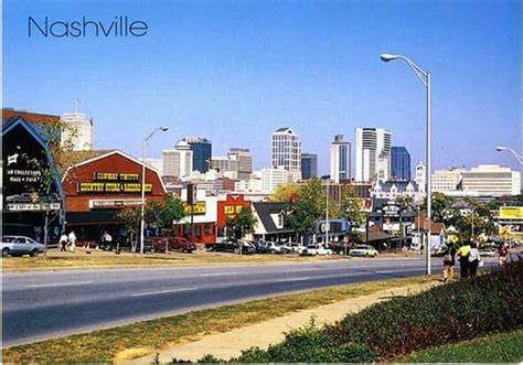 1980s Demonbreun Street Nashville Nashville Street View Street