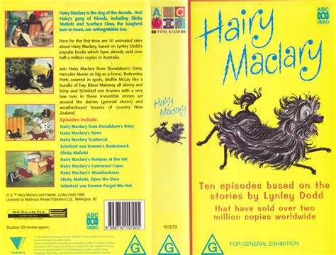 Hairy Maclary Abc~video Vhs Pal~ A Rare Find Ebay