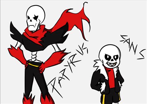 Underfell Papyrus And Sans By Noiseno97 On Deviantart
