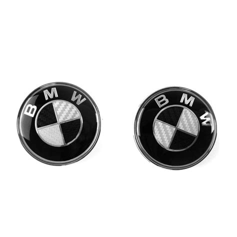 4.5 out of 5 stars. 7pcs BMW Black Carbon Fibre Badge Emblem Set Wheel Centre ...