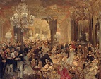 The Dinner at the Ball, 1878 - Adolph Menzel - WikiArt.org