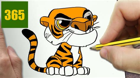 ▷ 1001 + idées faciles pour faire un dessin kawaii mignon pour débutant. COMMENT DESSINER SHERE KHAN KAWAII ÉTAPE PAR ÉTAPE ...