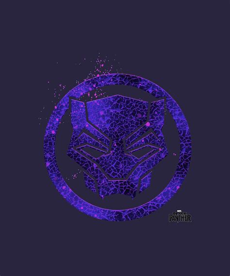 Dark Panther Splatter Icon Digital Art By Thuy Dinh Thi Pixels