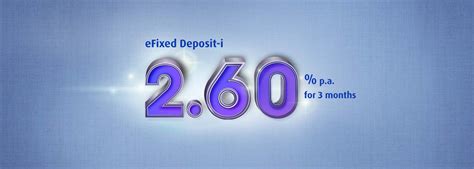 There's also no need to pay for the interest if the fixed. Fixed Deposit (FD) Promotion, EFD Promotion - Hong Leong Bank