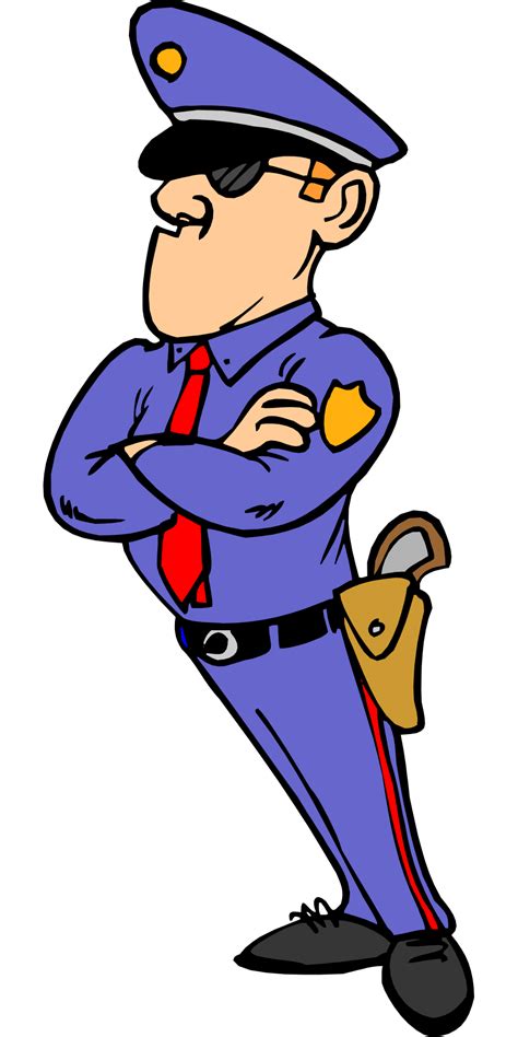 Officer of the police clipart free image