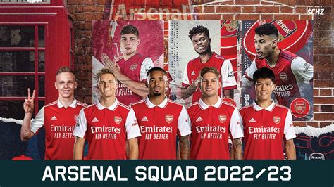 Arsenal Fc Squad 2022 23 Youtube