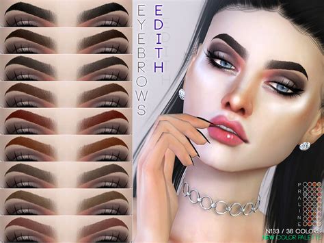 The Sims Resource Edith Eyebrows N133