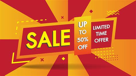 Sale banner template with special sale 691688 Vector Art at Vecteezy