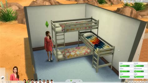 Fully Functional Triple Bunk Bed Sims 4 Youtube