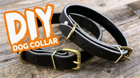 Diy Leather Dog Collar Youtube
