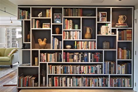 But the latest inspiration rooms we're loving place a *little* more emphasis on the bookcase's original purpose—that is, storing books. Mondrian Bookcase - Eclectic - Living Room - Seattle - by ...