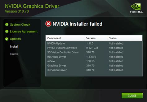 How To Fix Nvidia Installer Failed On Windows 10 Creators Update