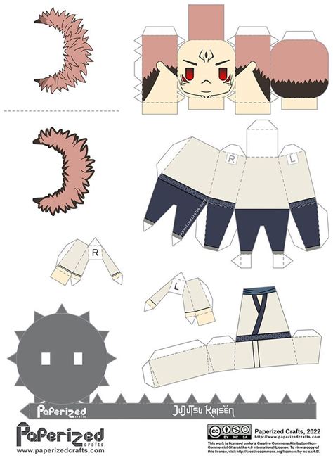 Figures De Jujutsu Kaisen Papercrafts Sukuna Shopee Brasil Hot Sex My