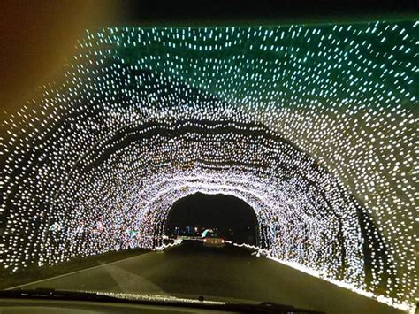 Drive Through Christmas Light Displays At Racetrack Winter Wonderland