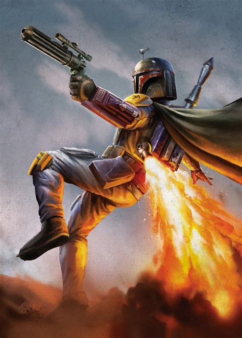 Boba Fett Poster By Star Wars Displate Artofit