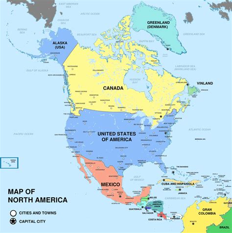 Map Of Usa Canada Ireland Map