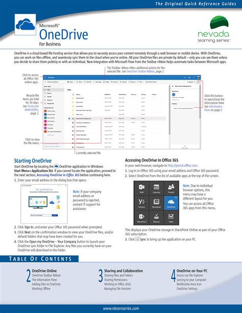 Quick Reference Guides Office 365 Nevada Learning
