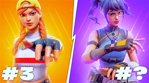 Les 20 SKINS Les Plus Tryhard Sur Fortnite YouTube