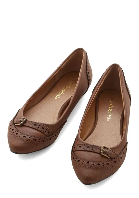 Unmatched Charm Flat In Brown Only You Could Take A Shoe As Simple As