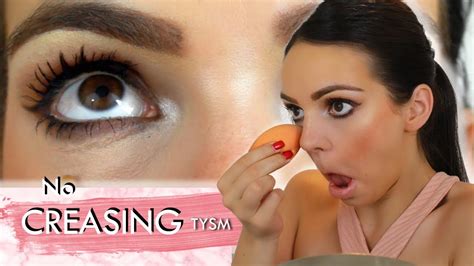 How To Prevent Under Eye Concealer Creasing Youtube
