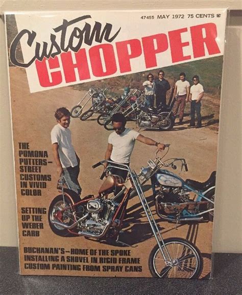 Custom Chopper Magazine May 1972 Bingos Swap Meet Garage