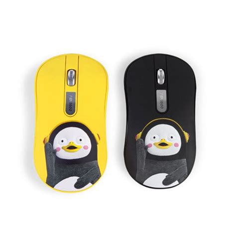 Pengsoo Wireless Mouse Korean Giant Peng Tv Character Yellowblack