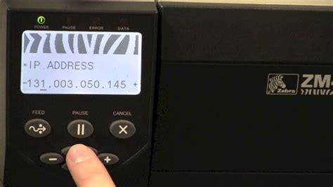 An internet protocol address (commonly referred to as ip address) is a numerical label assigned to each device connected to a computer network (using the internet protocol). Setting a Static IP Address on a ZM400 and ZM600 Printer - YouTube