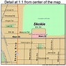 Skokie Illinois Street Map 1770122