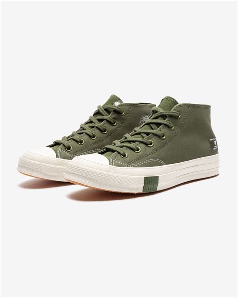 Converse X Undefeated Chuck 70 Mid Chive Parchment Undefeated