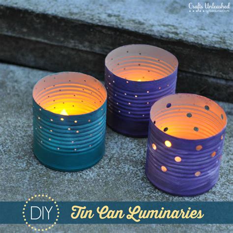 Tin Can Crafts Make Your Own Recycled Luminaries