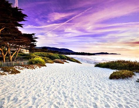 Carmel By The Sea Monterey Peninsula California Usa Weekend Road