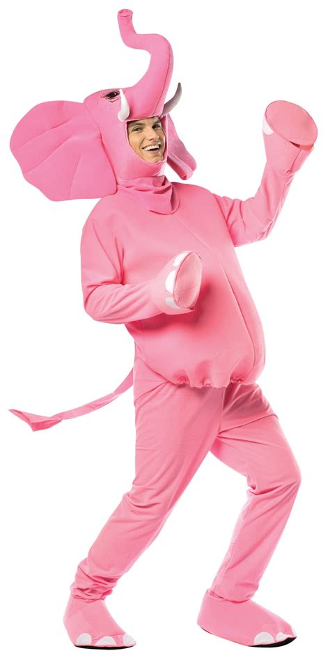 adult pink elephant costume one size