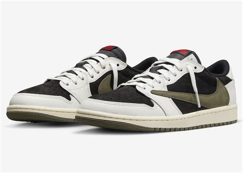 Travis Scott Air Jordan 1 Low Olive Dz4137 106 The Drop Date