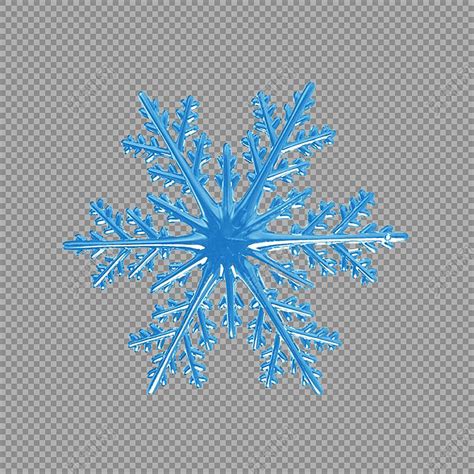 蓝色雪花立体冰雪图片素材免费下载 觅知网