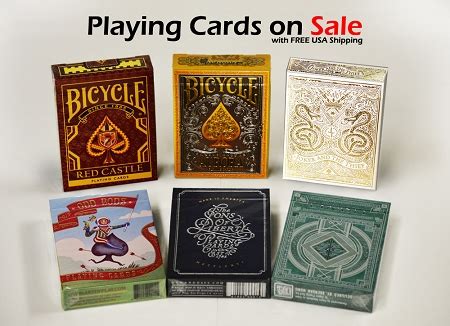 Check spelling or type a new query. 6 Decks Set playing cards on Sale (Red Castle, Bicycle Aurora)