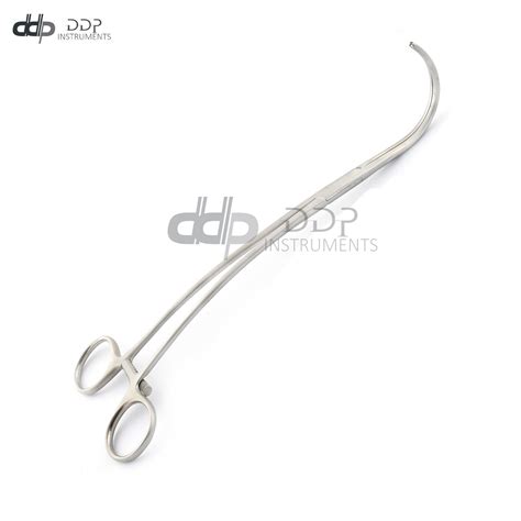 Debakey Aorta Clamp 10 Full Curved Debakey Atraumatic Jaws