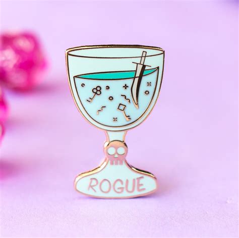 Rogue Dandd Enamel Pin Enamel Pins Enamel Pin Etsy Pin And Patches