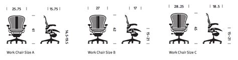 The 3 Sizes Of An Aeron Chair Designcabinet®