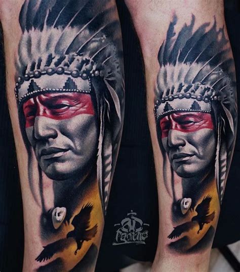 Native American Chief Tattoo Inkstylemag Native Indian Tattoos