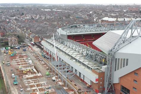 27 Photos Of Anfield Road End Timeline From Klopp Breaking Ground To