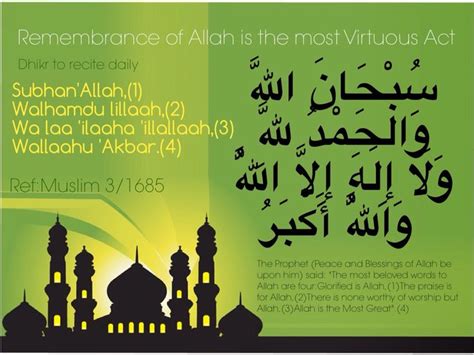 Recite Dhikr Words Sayings Remembrance