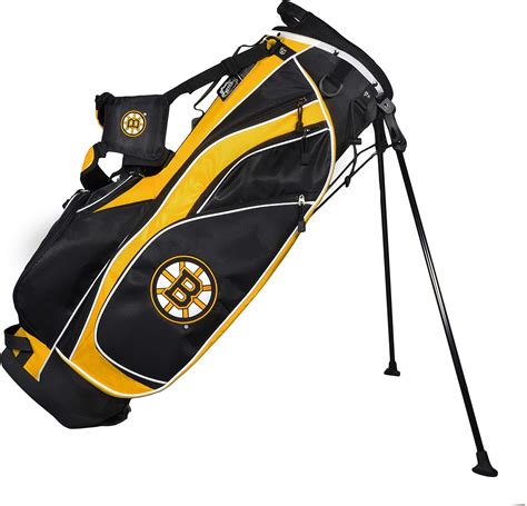 Caddy Pro Nhl Golf Bag 6 Way Divider Golf Bag Boston Bruins Light
