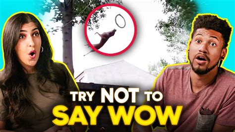 Adults React To Try Not To Say Wow Challenge Youtube