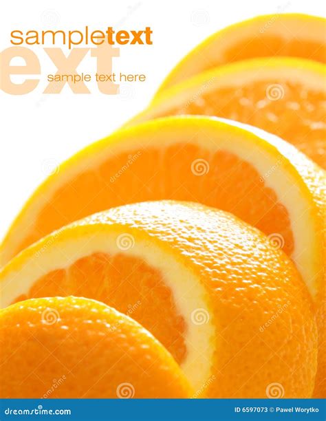 Juicy Orange Slices Stock Image Image Of Healthy Fruity 6597073