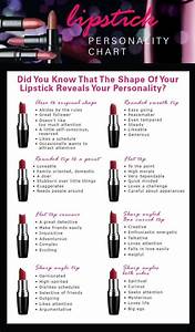 Lipstick Shape Personality Chart Personality Based On The Shape Your