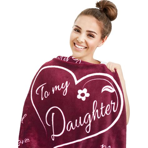 to my daughter t blanket merlot red by buttertree® buttertree® blankets