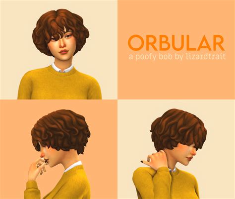 Orbular — A Poofy Messy Bob For All Your Poofy Messy Sims Sims Hair