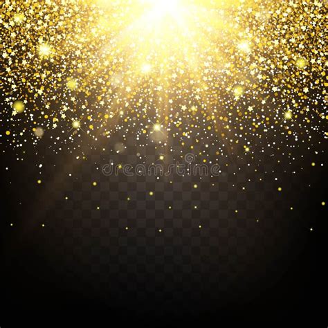 Gold Dust Glitter For Design Stock Vector Illustration Of Festive